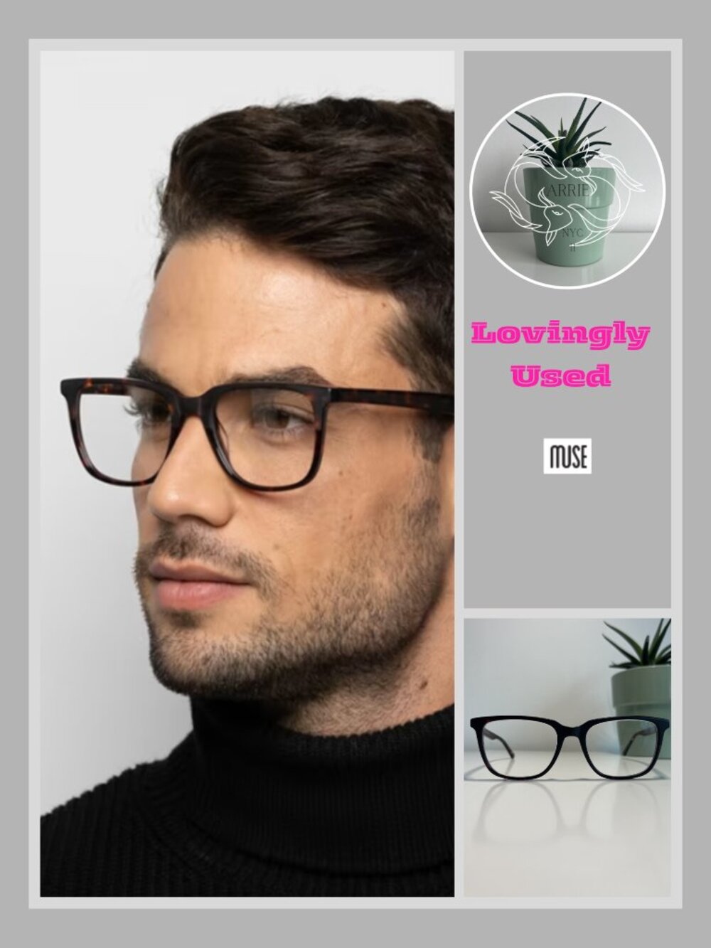 Muse - Jojo - Brown/Tortoise Shell Glasses (Unisex)